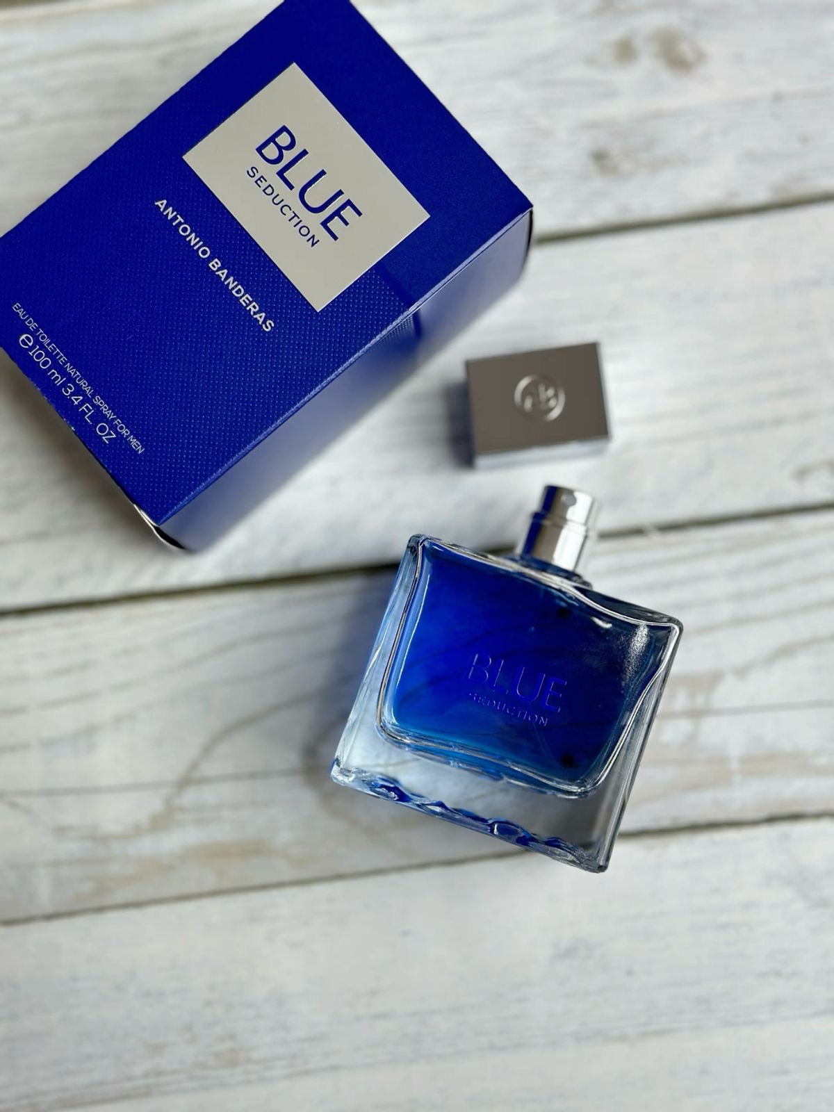 Antonio Banderas Blue Seduction Eau Toilette Men 3.4 Oz