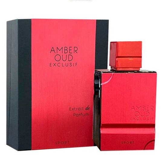 Amber Oud Exclusif Sport Extrait de Parfum Spray para Unisex,By Al Haramain 2.0 Oz