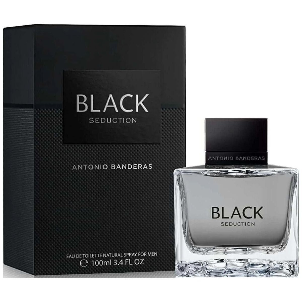Seduction Black Eau de Toilette By Antonio banderas 3.4 Oz
