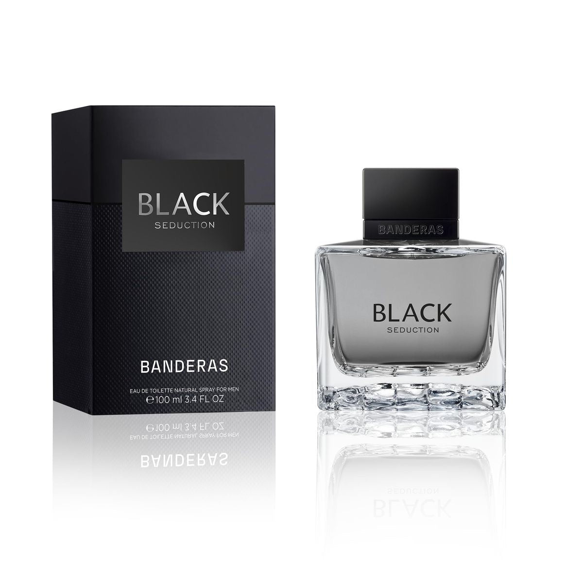 Seduction Black Eau de Toilette By Antonio banderas 3.4 Oz