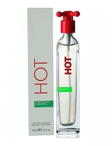 Hot Eau de Toilette by United Colors of Benetton woman 3.3 oz 100 ml