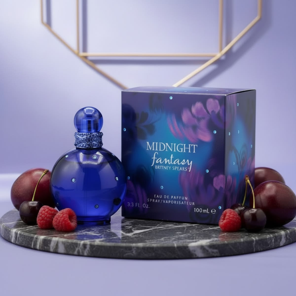Midnight Fantasy Eau de Parfum by Britney Spears woman 3.3 oz 100 ml