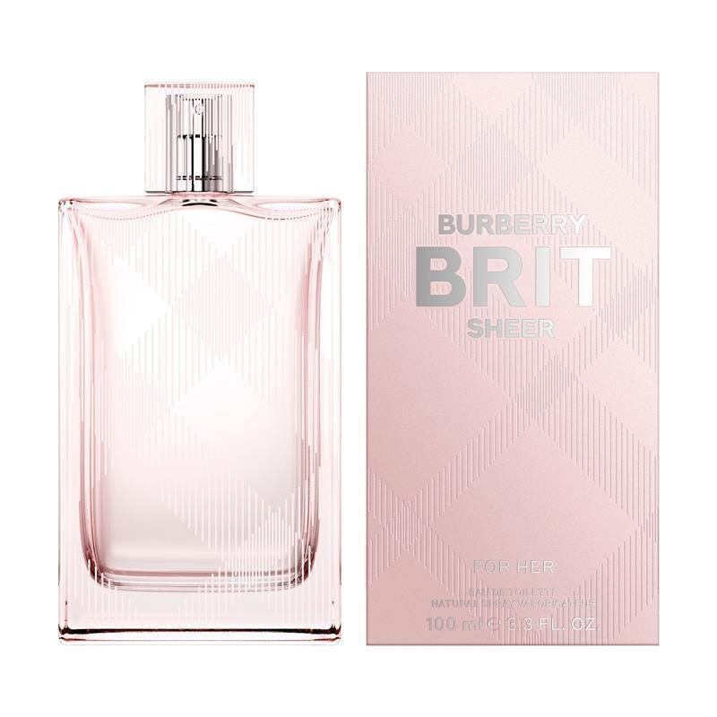 Burberry Brit Sheer Eau de Toilette woman 3.3 oz 100 ml