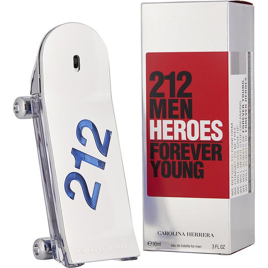212 men Heroes  Eau Toilette by Carolina Herrera 3 Oz