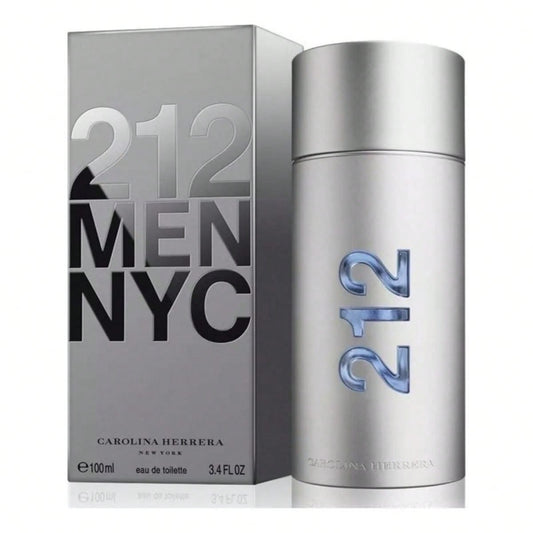 212 Men NYC Eau Toilette by Carolina Herrera 3.4 Oz
