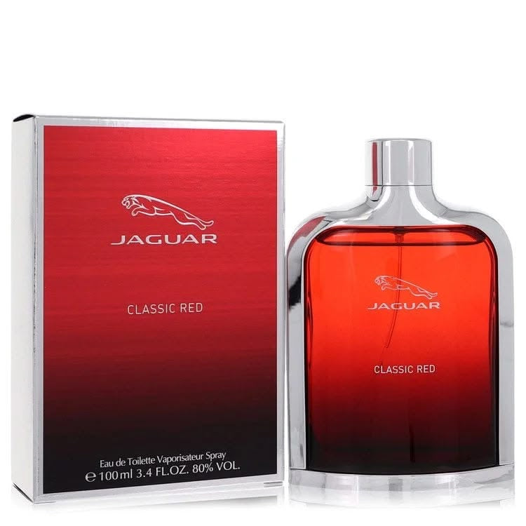 Jaguar Classic Red Eau de Toilette 3.4 oz 100 ml