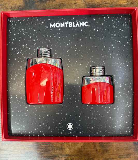 Mont Blanc Legend Red Gift Set Eau de Parfum Men 3.3 oz 100 ml , 1 oz 30 ml DESCONTINUADO