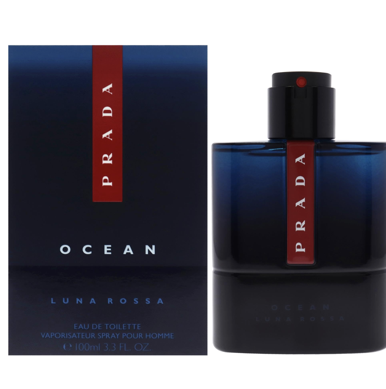 Prada Luna Rossa Ocean Eau de Toilette Men 3.3 oz 100 ml