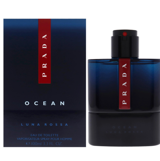 Prada Luna Rossa Ocean Eau de Toilette Men 3.3 oz 100 ml