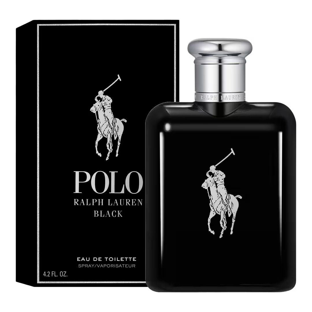 Ralph Lauren Polo Black Eau de Toilette 4.2 oz 125 ml