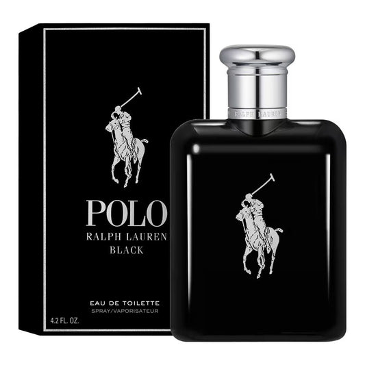 Ralph Lauren Polo Black Eau de Toilette 4.2 oz 125 ml