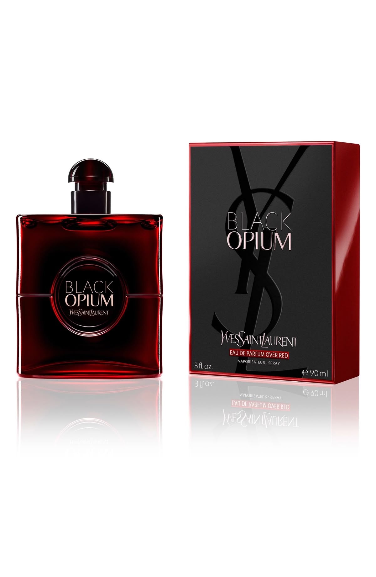 Yves Saint Laurent Black Opium Eau de Parfum Over Red 3.0 oz 90 ml