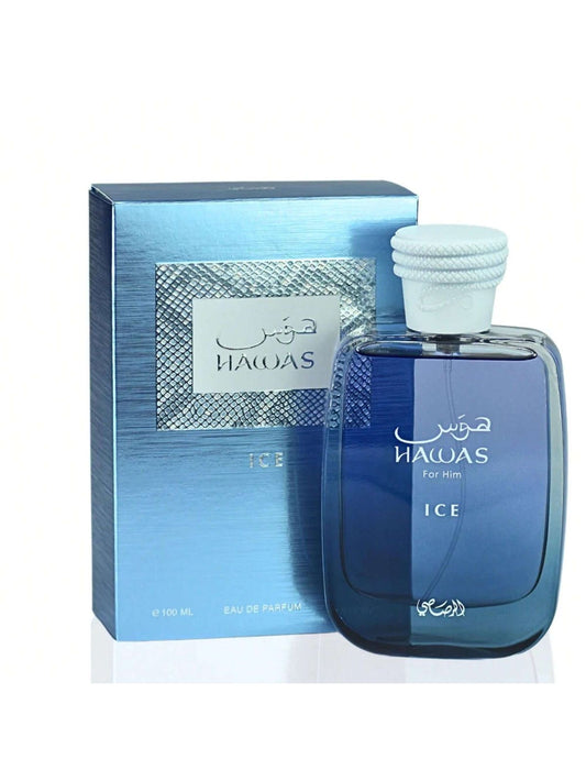 Hawuas ICE be Rasasi 3.4oz 100ML Men
