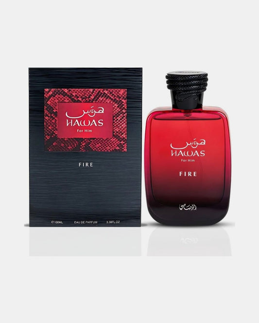 Hawuas FIRE 🔥be Rasasi 3.4oz 100ML Men