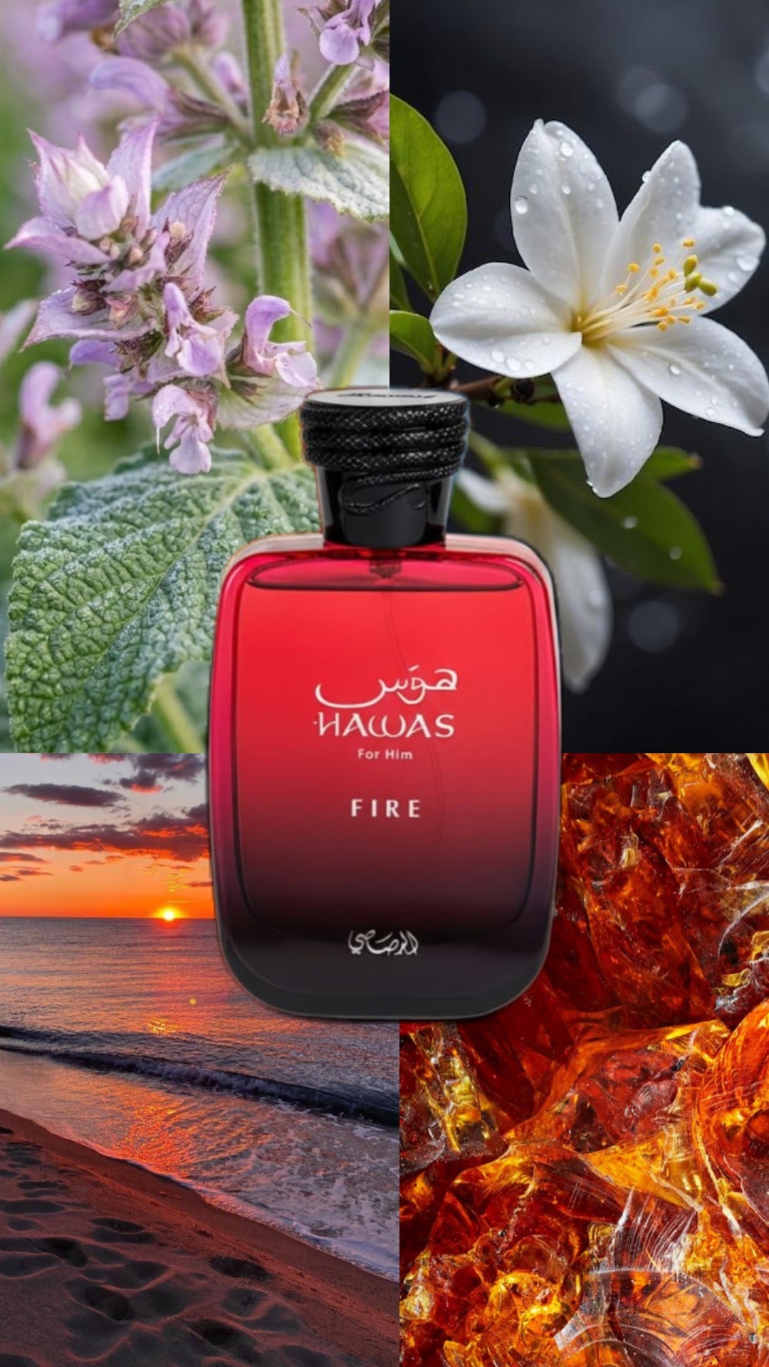 Hawuas FIRE 🔥be Rasasi 3.4oz 100ML Men