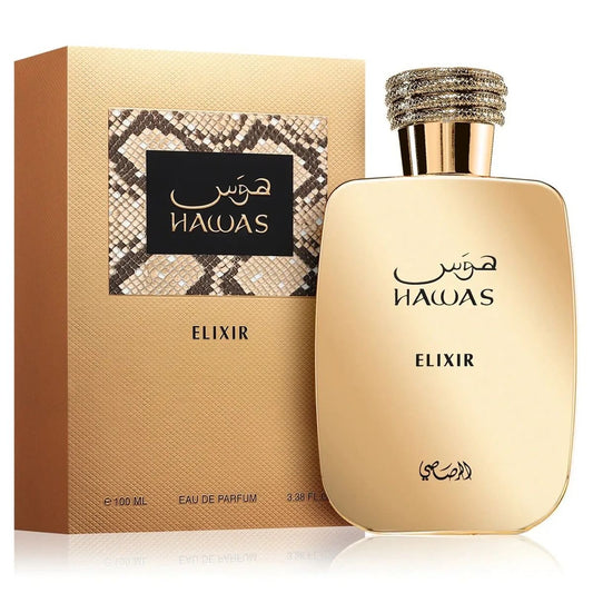 Hawuas ELIXIR be Rasasi 3.4oz 100ML Men