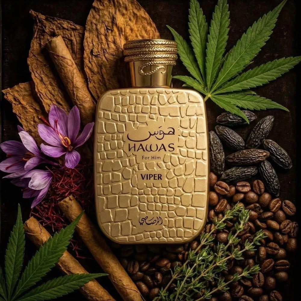 Hawuas Viper be Rasasi edp 3.4oz 100ML Men