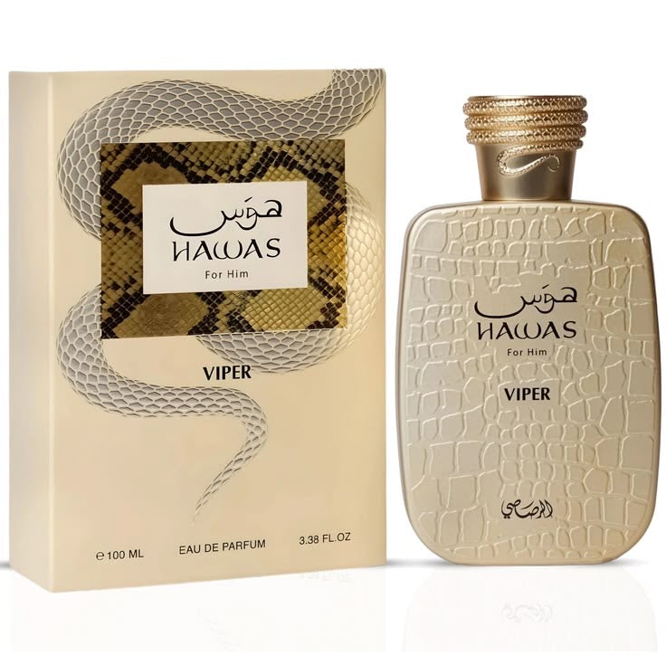Hawuas Viper be Rasasi edp 3.4oz 100ML Men