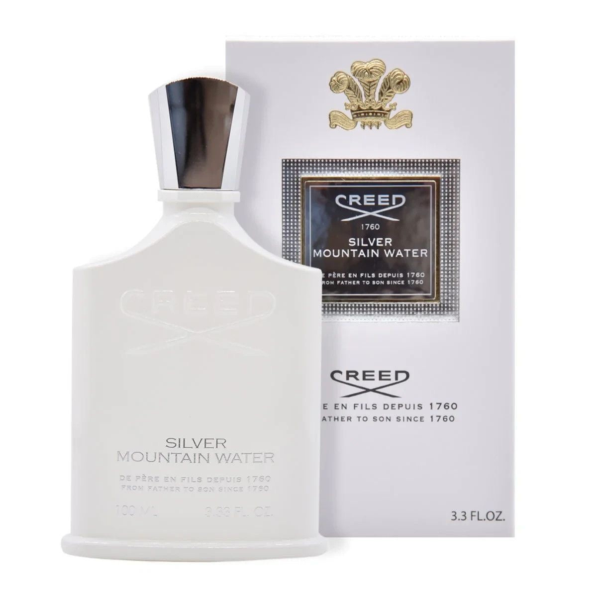 Silver Mountain Water by Creed Eau de Parfum 3.3oz 100 ml Men